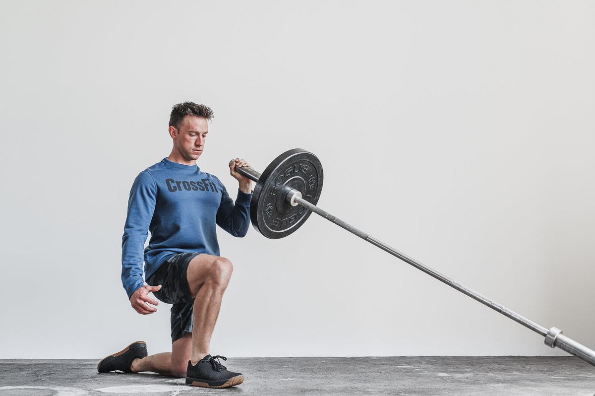 Nobull Crossfit® Crew Men's Sweatshirts Navy | Australia (UF8941)